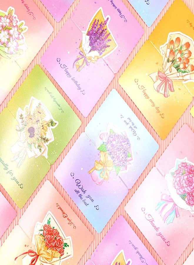 OFIFO® 16Pcs Thank You Greeting Cards Set, Elegant Floral Blank Note Cards for Appreciation Gratitude Wishes Wedding Anniversary Birthday Festivals - Image 4
